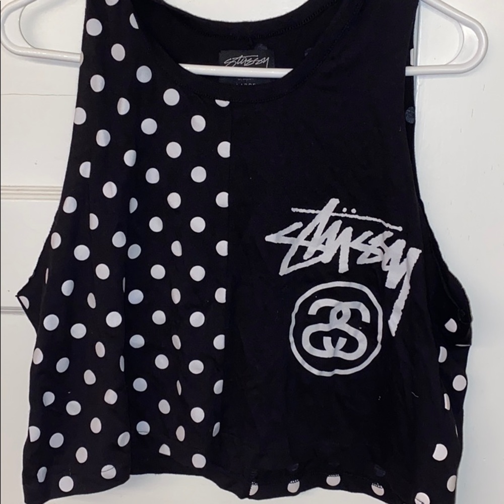 Stussy cropped top (fits like oversized small)